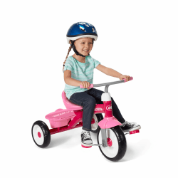 Radio Flyer Pinkfarbenes Dreirad, Dreirad für Kleinkinder im Freien, Alter 2,5 bis 5 Jahre (exklusiv bei Amazon)