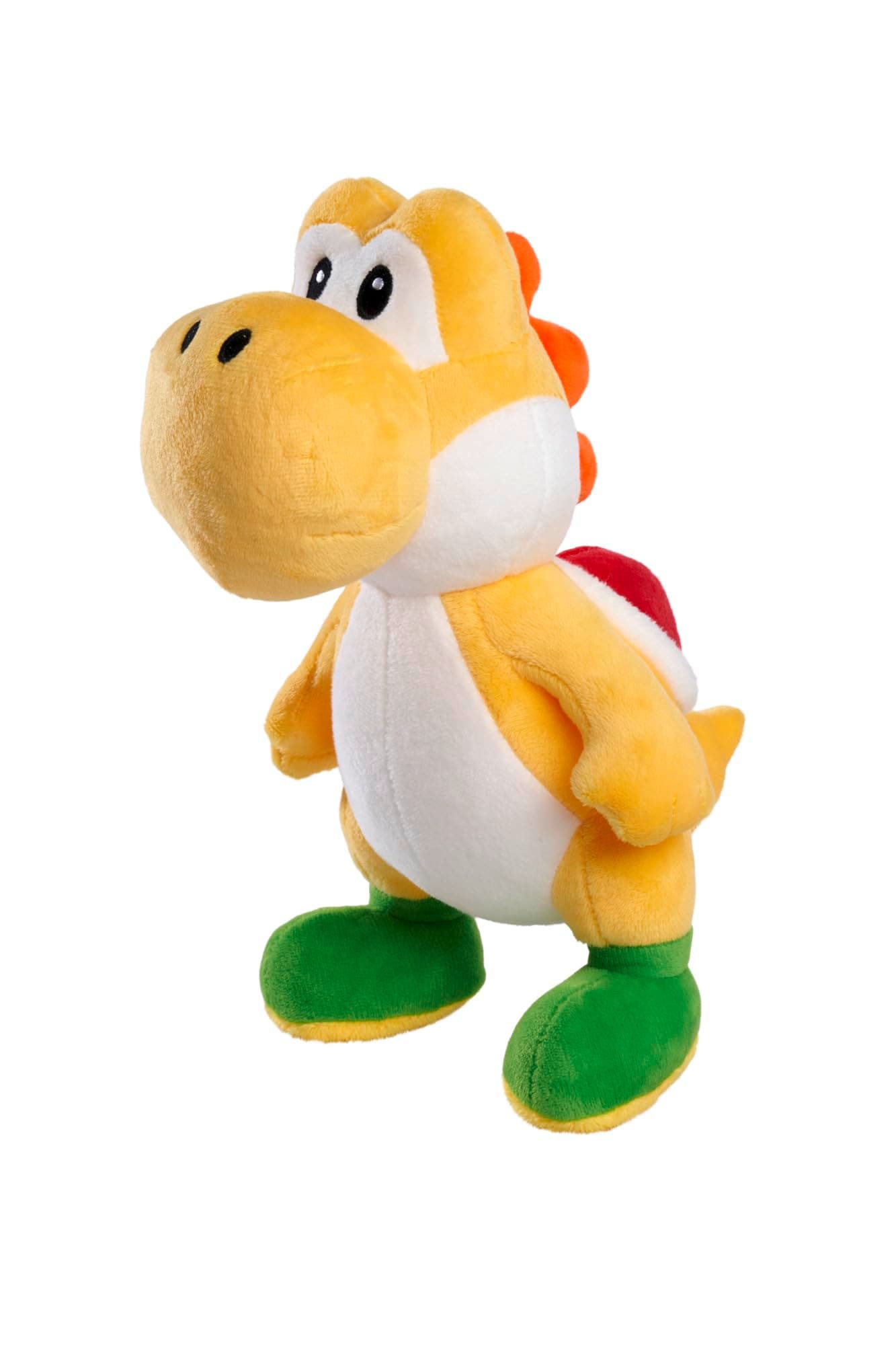 Simba Toys – Super Mario Yoshi Plüschfigur Gelb ca20cm, farbenfrohe Kuschelfigur zum Liebhaben, weich und kindgerecht, geeignet ab den ersten Lebensmonaten, Geschenk für Kids und Mario‑Fans