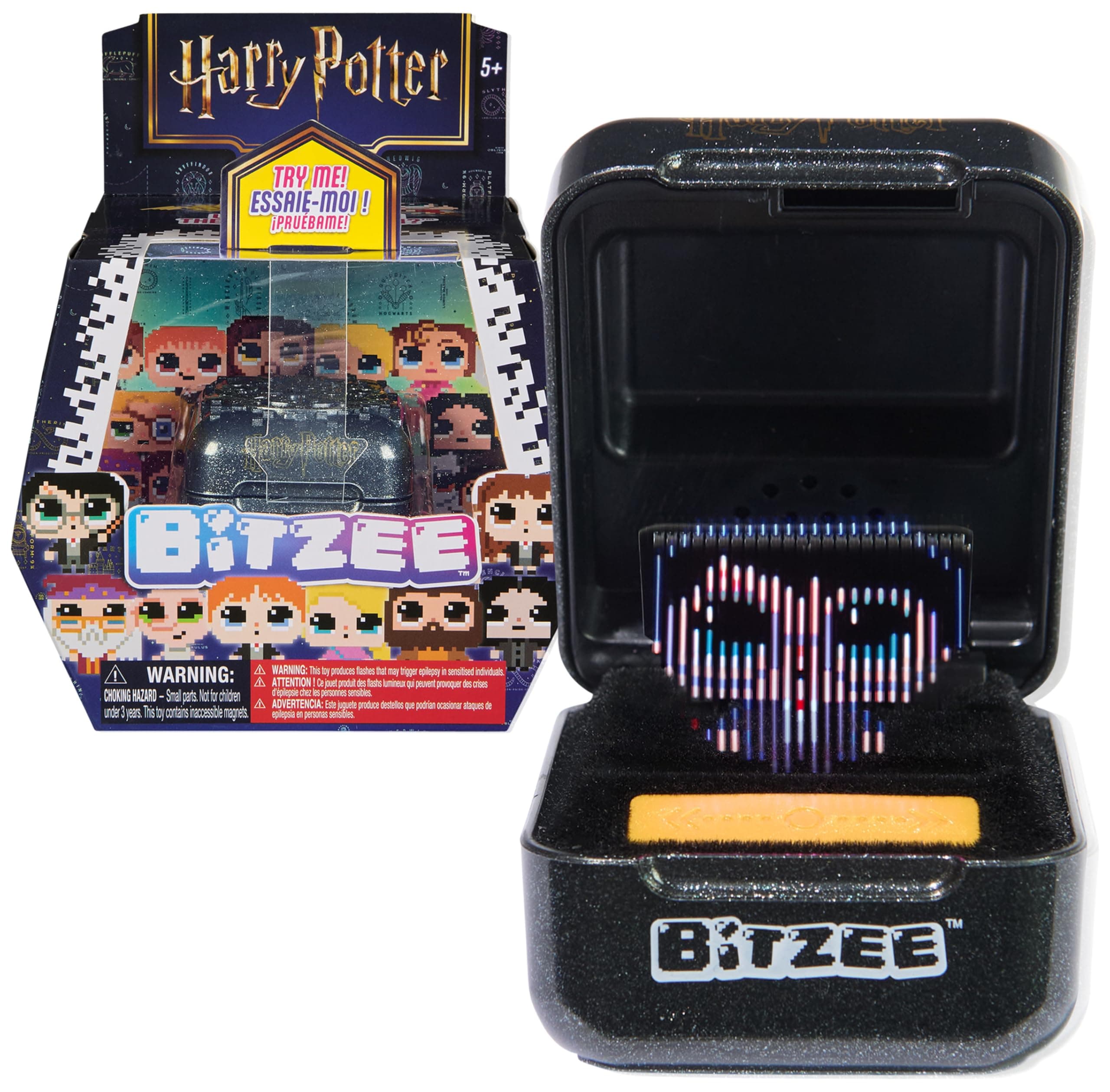 Wizarding World Bitzee Harry Potter - interaktives Spielzeug mit 20 virtuellen Harry Potter Charakteren, die auf Bewegung reagieren, Sammlerstück in magischem Design, Spielzeug für Kinder ab 5 Jahren Harry Potter Bitzee