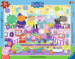 Ravensburger Kinderpuzzle 05699 - Familienfest mit Peppa und Freunden - 39 Teile Peppa Pig Rahmenpuzzle für Kinder ab 4 Jahren Angebot bei HelloDeals