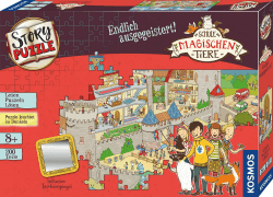KOSMOS 698737 Story Puzzle Die Schule der magischen Tiere Endlich ausgegeistert!, 200 Teile, Leuchtet im Dunkeln, Lesen, Puzzeln, Rätsel lösen, für Kinder ab 8 Jahre, Geburtstagsgeschenk Angebot bei HelloDeals