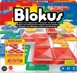 Mattel Games Blokus Spiel, Brettspiel für die Familie, Strategiespiel, für 2-4 Spieler, Gesellschaftsspiel, ab 7 Jahren, BJV44 Standardverpackung Single Angebot bei HelloDeals