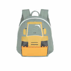 LÄSSIG Kleiner Kinderrucksack für Kita Kindertasche Krippenrucksack mit Brustgurt, 20 x 9.5 x 24 cm, 3,5 L Gelb/Grau Angebot bei HelloDeals