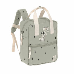 LÄSSIG Kinderrucksack mit Brustgurt Kindergartentasche Kindergartenrucksack 28 cm, 7 Liter, 3 Jahre/Mini Square Backpack Oliv Angebot bei HelloDeals