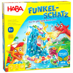 HABA Funkelschatz – Kinderspiel des Jahres 2018, 3D Fantasy Brettspiel für die Familie, fördert Feinmotorik und taktisches Geschick – Spieleklassiker für Kinder ab 5 Jahren – 130340200 221 mm x 50 mm x 223 mm Single Angebot bei HelloDeals