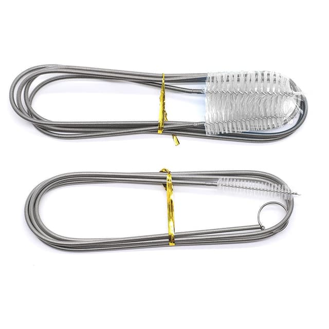 2 Stück rohrreinigungsbürste schlauchbürste rohrbürste, Abflussreiniger bürste abflussbürste,aquarium reinigungs set rohrreiniger,Zum Aquarium Wasserschlauch Luftschlauch Entblocken von Abflusslöchern