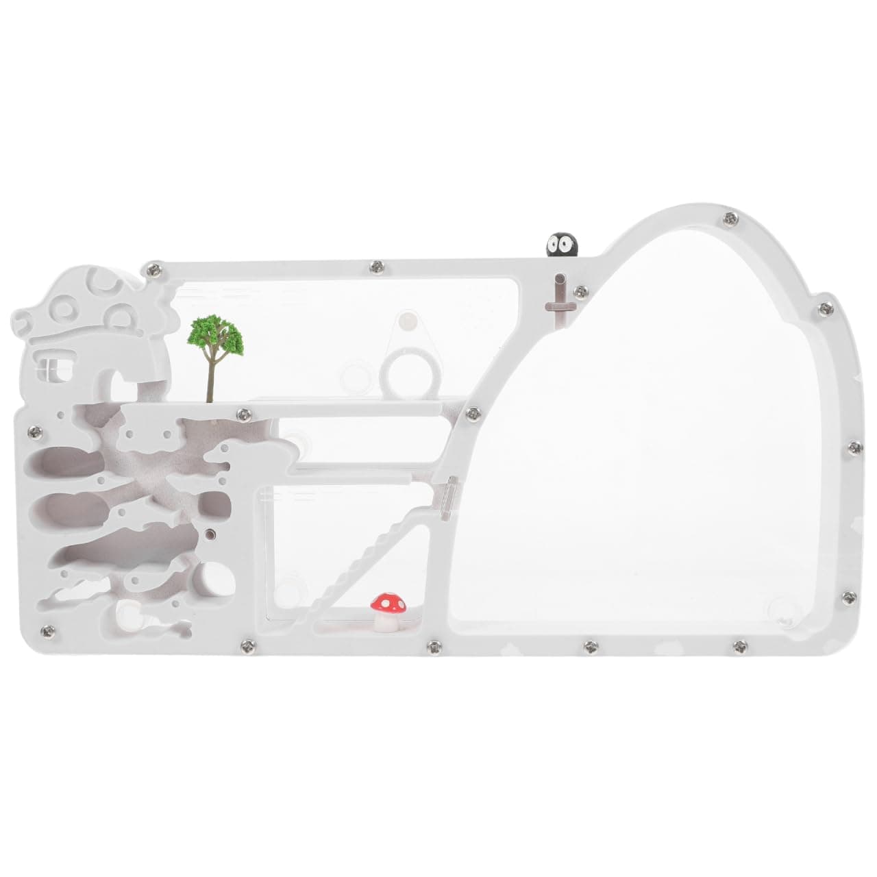 Kisangel Ant Watch Castle lernspielzeug DIY Ameisenfarm Ameisenlebensraum Futterstation Ameisen Lernspielzeug für Ameisenhaus Ameisen Formicarien Ameisenterrarium Sandburg Abs