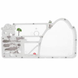 Kisangel Ant Watch Castle lernspielzeug DIY Ameisenfarm Ameisenlebensraum Futterstation Ameisen Lernspielzeug für Ameisenhaus Ameisen Formicarien Ameisenterrarium Sandburg Abs Angebot bei HelloDeals