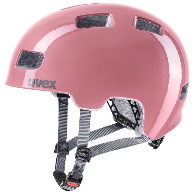 uvex hlmt 4 - Leichter Fahrradhelm für Kinder - individuelle Größenanpassung - waschbare Innenausstattung Gen 2 rosé - grey 51-55 cm