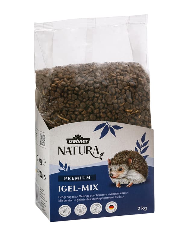 Dehner Natura Premium Igelfutter Futter-Mix, getreidefrei, 2 kg Single