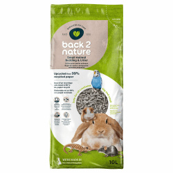 Back 2 Nature Einstreu & Streu (10l) – Hochabsorbierend, aus 99% Recyclingpapier, weich & sicher für Kaninchen-, Vogel-, Frettchen- & Hamsterkäfige, kompostierbar & frisch duftend Hamstereinstreu Grau 10 l (1er Pack) Angebot bei HelloDeals