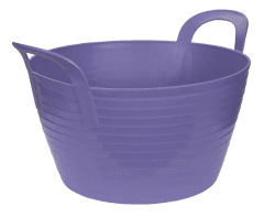 Kerbl Trog FlexBag lila (Flexibler Futtertrog, Müslischüssel, Fassungsvermögen 12 Liter, Futtereimer mit Zwei Griffen) Lila 12 L Angebot bei HelloDeals