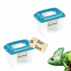 2X Faunabox S Faunarium Transport Quarantäne Box Tierbeobachtung Urzeitkrebse Triops Heimchen Spinnen Insekten Box Kunststoff Angebot bei HelloDeals