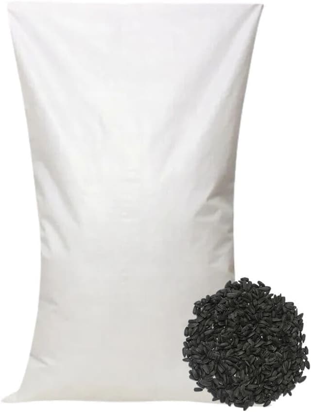 Sonnenblumenkerne Schwarz Vogelfutter Ganzjahresvogelfutter Vögel (25KG, 25000, Gramm)