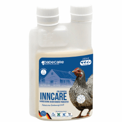 Prävention von inneren Parasiten 250ml - Hühner, Geflügel und exotisches Geflügel - Vorbeugung und Behandlung von Verdauungsproblemen - Natürliche Formel - Knoblauch- und Oreganoextrakt - Inncare Angebot bei HelloDeals