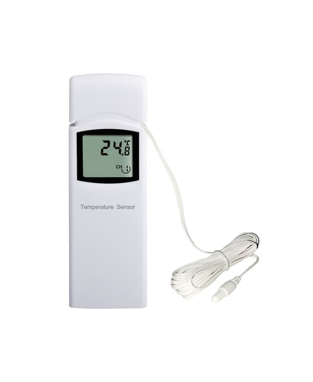 ECOWITT Wasserthermometer, kabelloser Mehrkanalsensor mit Sonde für Haus oder Garten WN30AN