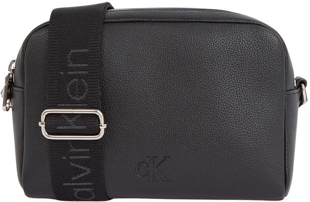 Calvin Klein Damen Ultralight Camera Bag21 Pu Lv04k3124g Crossover Black (Black)