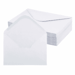 Briefumschläge, 50 Stück Umschläge mit Nassklebung, 120 g/m² Briefumschlag Kuvert für Grußkarten, Hochzeit Einladung, Geburtstagskarten Briefkuvert (Weiß, 12,5 x 17,5cm) 12,5 x 17,5cm Weiß Angebot bei HelloDeals