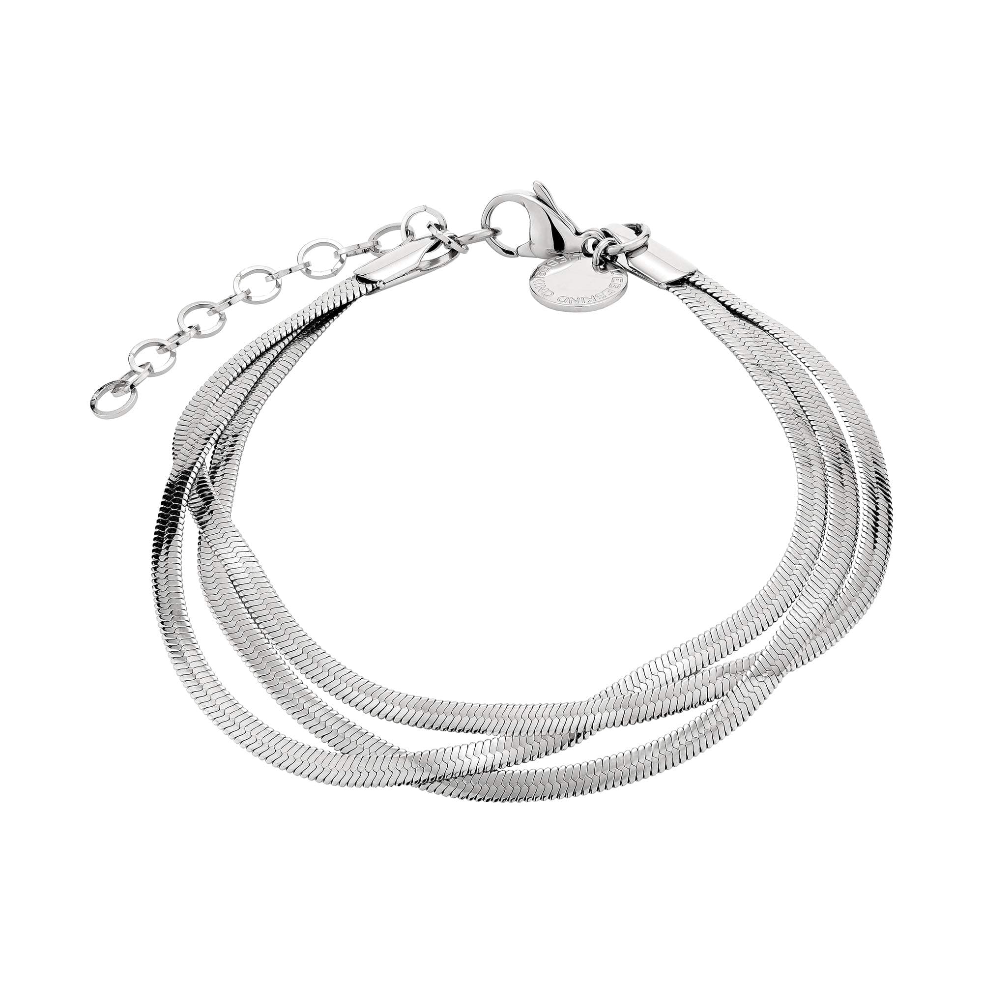 Liebeskind BERLIN TIME & JEWEL Armband aus Edelstahl (Silber), 20 cm