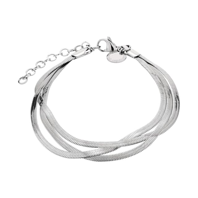 Liebeskind BERLIN TIME & JEWEL Armband aus Edelstahl (Silber), 20 cm