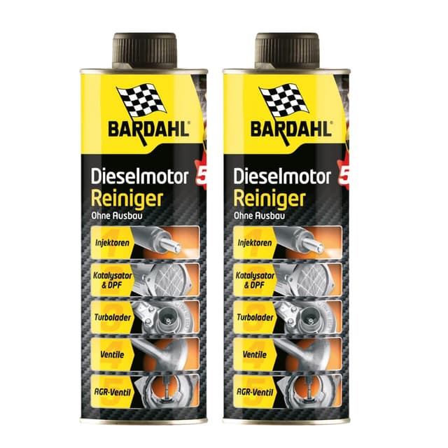 Bardahl Diesel Motorenreiniger 5 in 1 | Systemreiniger für Dieselmotoren - Reinigung Ventile AGR Dieselpartikelfilter DPF Einspritzdüsen Injektoren - 500 ml (2)