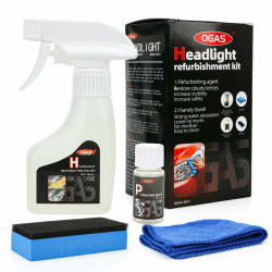 Scheinwerfer Aufbereitung Flüssigkeit Set, Flüssiges Scheinwerfer-Reparaturmittel, Pro Scheinwerfer-Regenerationsmittel, Auto Scheinwerfer Politur Spray für hellere, klarere Sicht Angebot bei HelloDeals