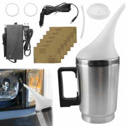 Auto Scheinwerfer Bedampfen Polierset Set, Universal-Auto Scheinwerfer Reparaturflüssigkeit, Scheinwerfer-Reparatur-Set, Glaskratzer-Scheinwerfer-Reparatur für Vergilbung, Kratzer Angebot bei HelloDeals