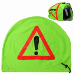 Fsahiuf Warndreieck Motorrad-Dreiecks-Warnzeichen Erste-Hilfe-Defekt-Dreiecks-Warnhaube für Unfallsicherung Unfallstelle Gefahrenstellen Kennzeichnung Angebot bei HelloDeals