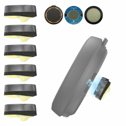 Ermorgen 6 Stücke Ersatz Metallplättchen Set kompatibel mit OOONO Parkscheibe 3/2 /1,OOONO CO-Driver 2 Halterung für OOONO Parkscheibe und Blitzerwarner, 3 Paar Klebepads mit Magnet Angebot bei HelloDeals