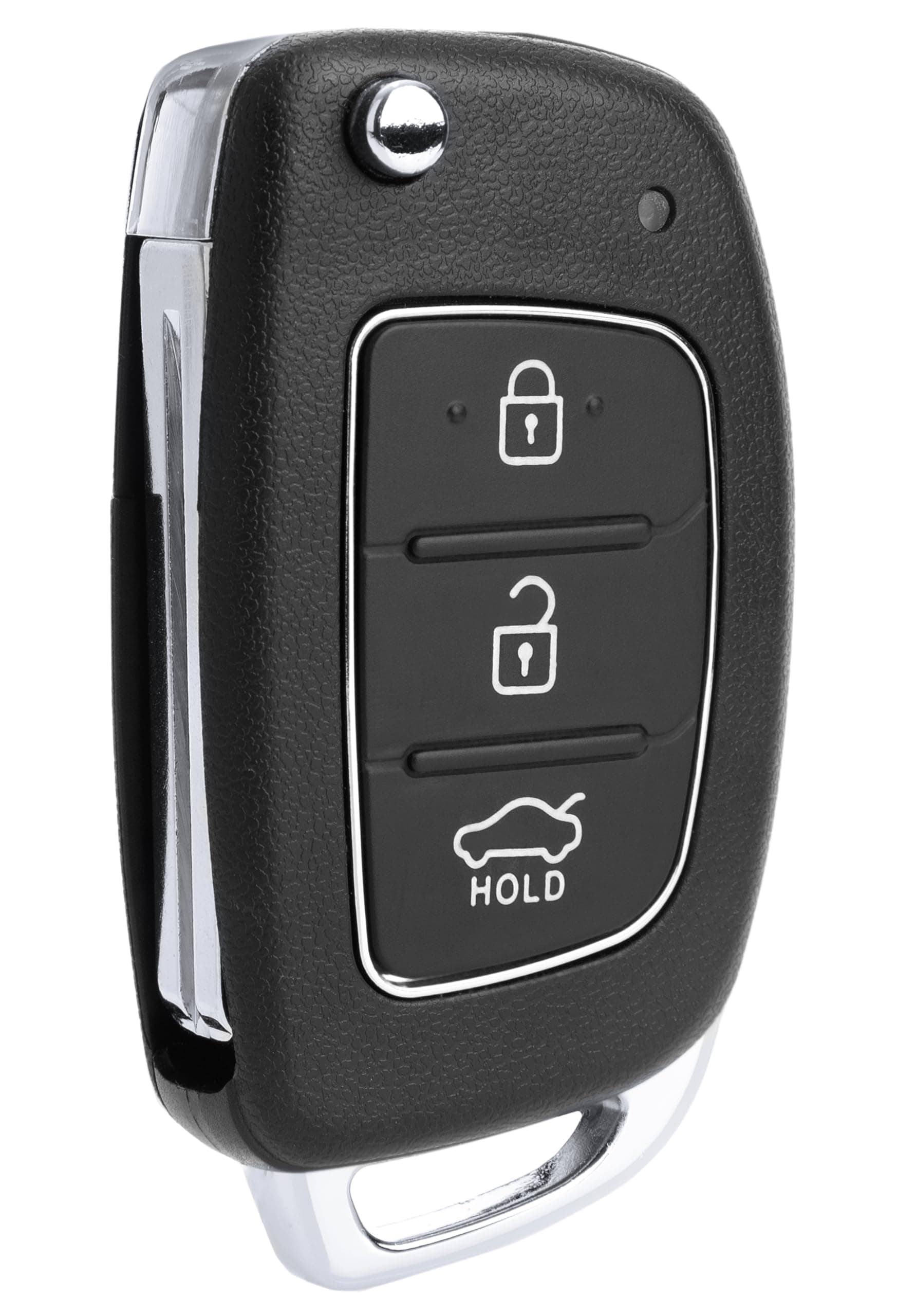 FINTERRY Hyundai Schlüsselgehäuse Ersatz für i10 i20 i30 i40 ix35 Elantra Tucson Santa Fe – 3 Tasten Auto Schlüssel Hülle Klappschlüssel Ersatzgehäuse mit Schlüsselrohling & Fernbedienung Gehäuse Angebot bei HelloDeals