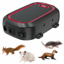 OBEST Marten Repeller Ultraschall Abwehr, Tiervertreiber für Auto, mit Blitz gegen Katzen, Hunde, Marder, Tierabwehr und Marderschreck für Auto, Mäuseabwehr für Fahrzeuge(Schwarz) Angebot bei HelloDeals