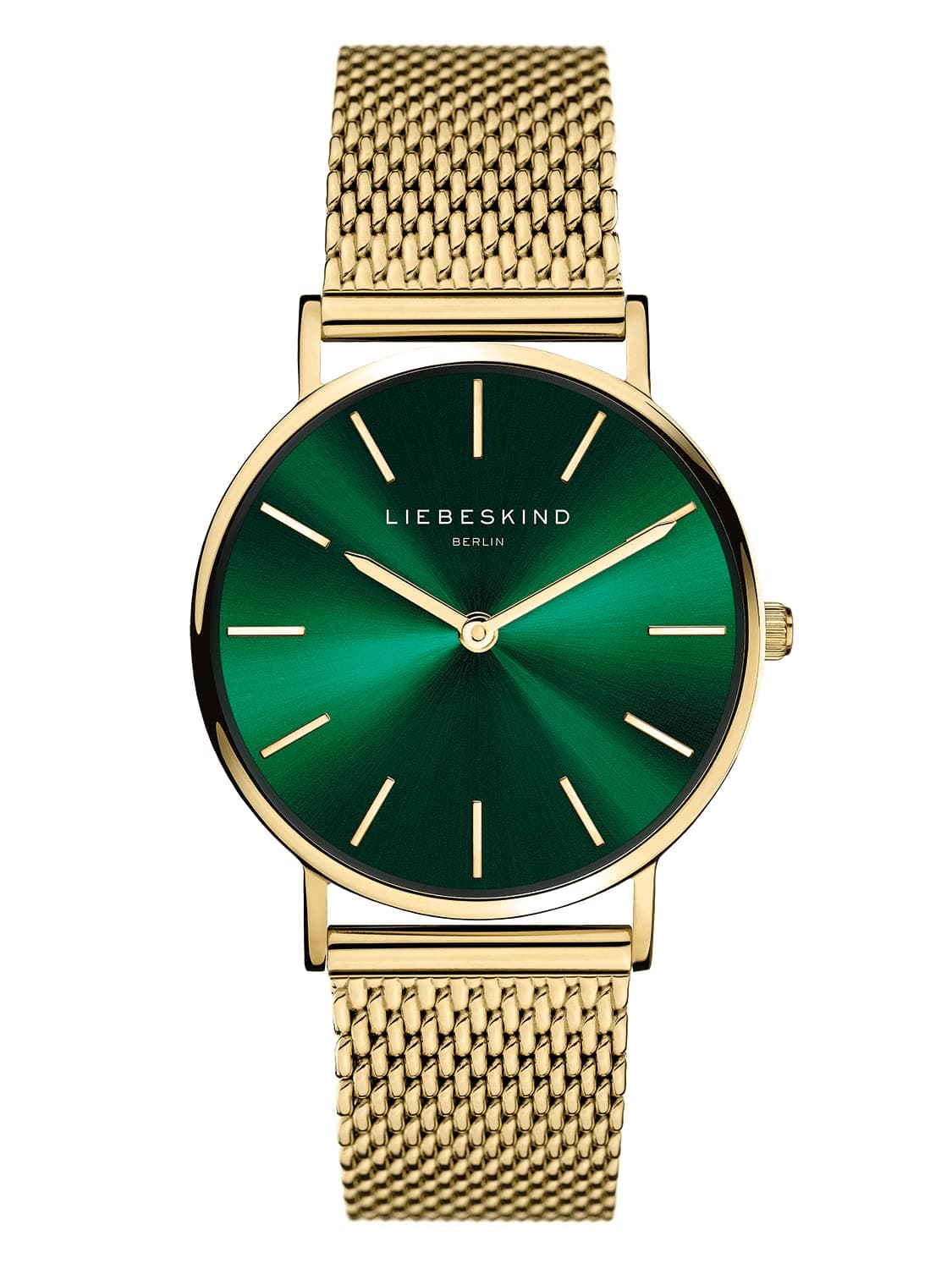 LIEBESKIND Berlin Damen Analog Quarz Armbanduhr mit Edelstahlarmband LT-0210-MQ