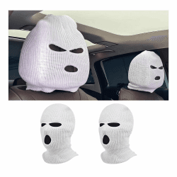 Fonyiunce 2 Stück Kopfstützenbezüge, Kopfbedeckung Für Autositze, Personalisierter Atmungsaktiver Kopfstützenbezug, Lustiger Auto kopfstützenbezüge, für Auto,Minivan,Wohnmobil,Halloween