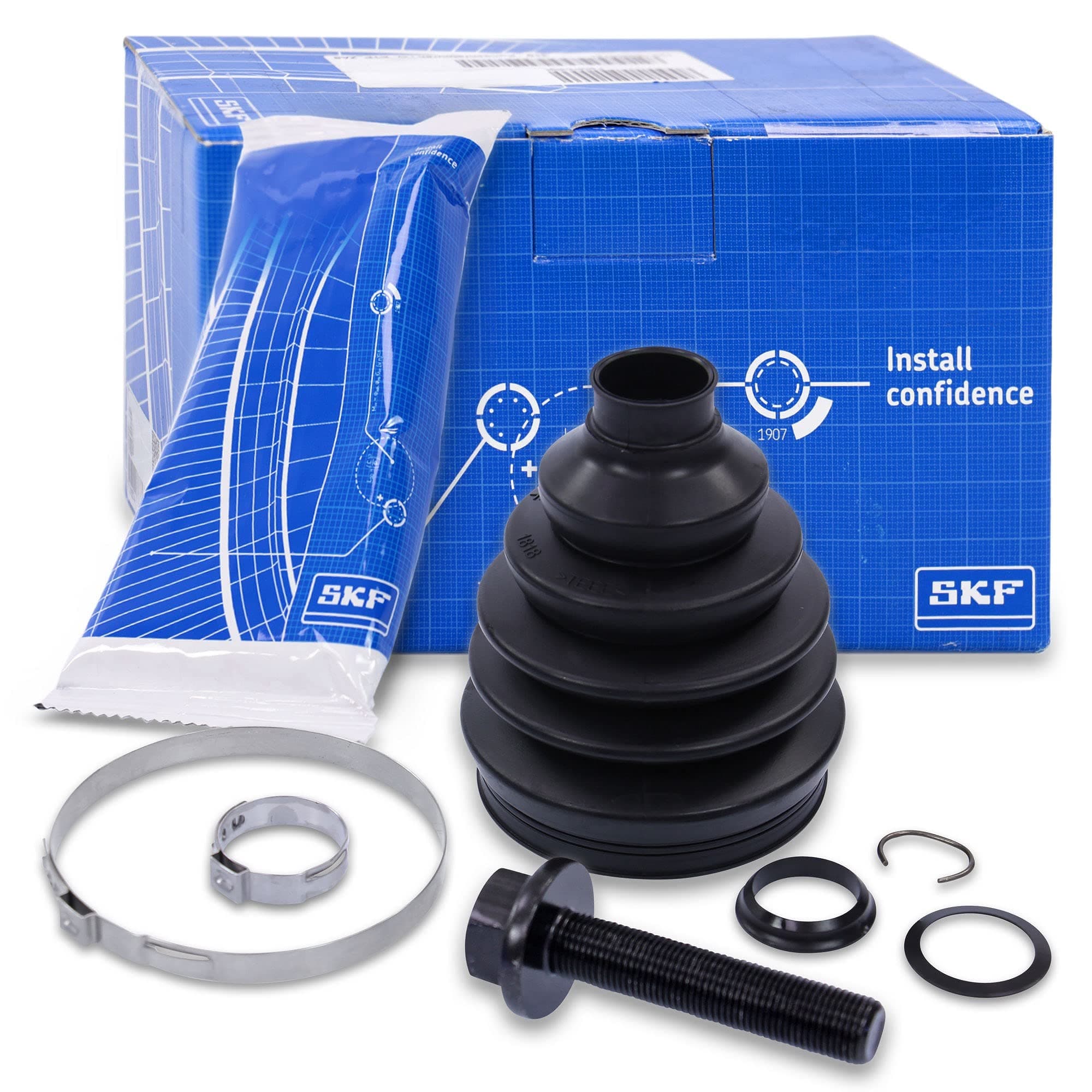 SKF Antriebswellen-Faltenbalgsatz VKJP 3151 Position Radseite Höhe 110 mm Länge 190 mm Breite 110 mm - OE-Qualität