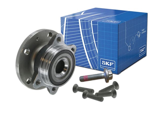 SKF Radlagersatz mit integriertem ABS-Sensor VKBA 3643 Position Vorderachse Höhe 103 mm Länge 151 mm Breite 154 mm - OE-Qualität