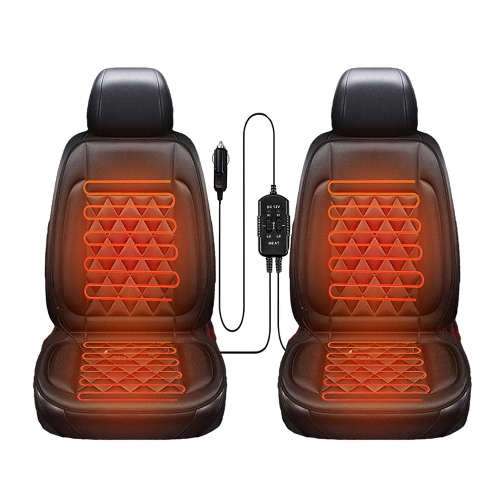 Bequem rutschfest 𝐚𝐮𝐭𝐨 𝐬𝐢𝐭𝐳𝐡𝐞𝐢z𝐮𝐧𝐠 Abnehmbar wärmste Geschenk für Autofahrer im Winter Autositzheizungauflage