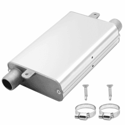 PWGHWG 24mm Abgasschlauch Schalldämpfer, Edelstahl Standheizung Schalldämpfer, Parkheizung Schalldämpfer Set, Standheizung Auspuff Schalldämpfer für Dieselheizung, Auto Auspuffanlage Angebot bei HelloDeals