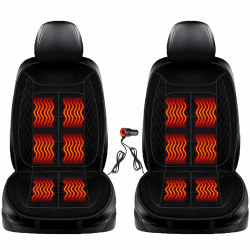 Generisch 2er Set Auto Auflage Sitz, Winter Sitzauflage für Autositz Warm Bequem Weich Plüsch zum Fahren im Winter, Universell Passend für die Meisten kfz pkw