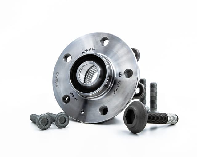 SKF Radlagersatz mit Flansch VKBA 6649 F Position Vorderachse Höhe 105 mm Länge 155 mm Breite 158 mm - OE Qualität