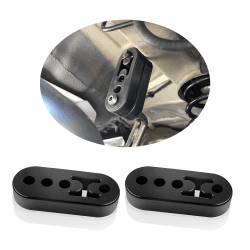 2PCS EPDM 4-Loch Auspuffgummi (Loch ID12mm),Verstellbarer Auspuffgummi Verstärkt zum Schutz der Auspuffanlage,Universal Auspuff Halter Isolator Car Gadgets Fit Auto LKW SUV (2PCS) Angebot bei HelloDeals