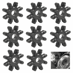 8 Stück Auto Lenksäulenkupplung, 563152K000FFFF Flexible Lenkkupplung aus Kunststoff, Reduzierung von Vibrationen und Geräuschen in Auto Lenksäule, Kupplung Ersatz Kompatibel mit Hyundai Kia Angebot bei HelloDeals