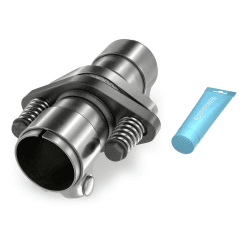 Universal Reparatur Flanschset Ø45 50 55 60 65 mm Auspuff Flansch, Rohrverbinder 2Loch (Ø 50 mm) inkl. Befestigungsmaterial mit Schrauben und Feder Angebot bei HelloDeals