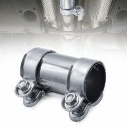 Auspuffschelle, ø 50mm X 125mm Doppelschelle Rohrverbinder Auspuff Schelle Edelstahl Auspuffrohrklemme Abgasrohrverbinder für Auspuffrohr Auto Angebot bei HelloDeals