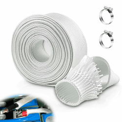 sturiz Abgasschlauch 25mm Abgasschlauch für Stromerzeuger 150CM Hitzebeständiger Standheizung Schlauch Abgasrohr Standheizung Isolierung Schlauch mit 2 Clips Hitzeschutzschlauch Hitzeschutz Auspuff 150CMx25mm Angebot bei HelloDeals