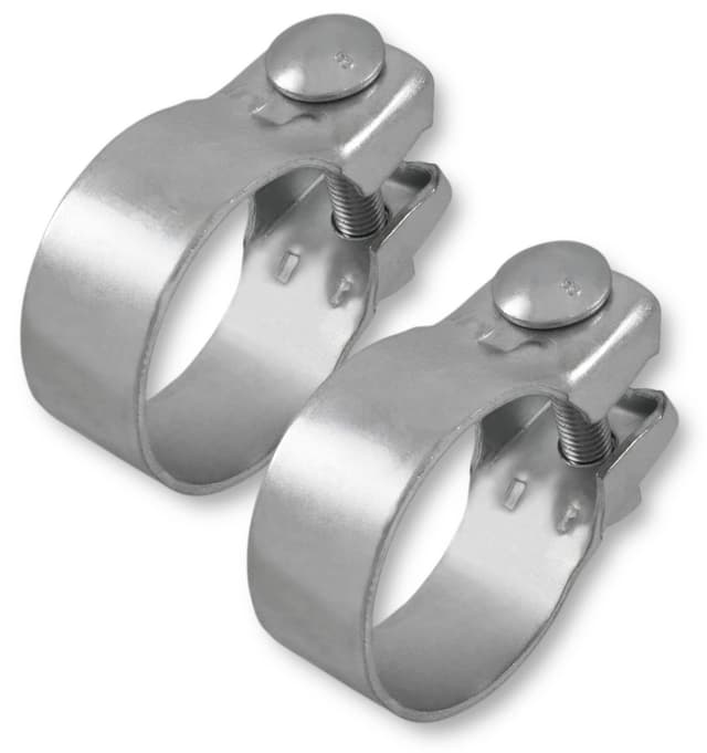 2x Breitbandschellen ø von 37-82 mm Auspuff Schelle Klemme Traktor Verzinkt (56,5 mm (55-58mm)) 56,5 mm (55 - 58mm)