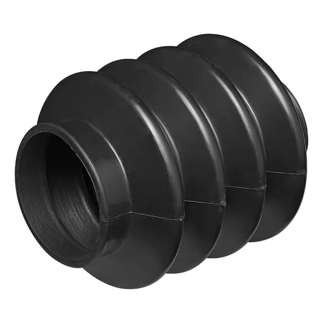 MULTIBROS Faltenbalg Auflaufeinrichtung ZAF 45/60 L=150 für Pkw-Anhänger – Gummibalg Schutz für Auflaufbremse passend für BPW ZAF 1.0-1 – Staub- & Wetterschutz – Schwarz