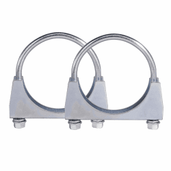 2 Stück Bügelschelle M8 Rohrschelle Ø52-80 mm Spezialschelle für Auspuffrohr U-förmige Verzinkter Rohrklemmbügel (80mm) Angebot bei HelloDeals