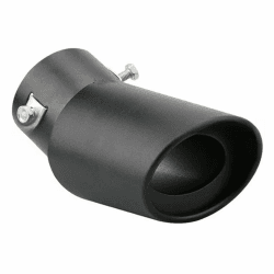 MOCNT Auto Auspuff Endrohr Edelstahl Auspuffblende Endrohr Schalldämpfer Auspuffrohr Universell Auspuffspitze Einzelne Auslass Auspuffendrohr Biegen Schwarz 63mm Schwarz Einzelauslass Biegung Angebot bei HelloDeals