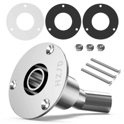 HZJD Durch Rumpf Auspuff Hautanpassung, 24mm Edelstahl 316, für Diesel Standheizungen Angled Angebot bei HelloDeals