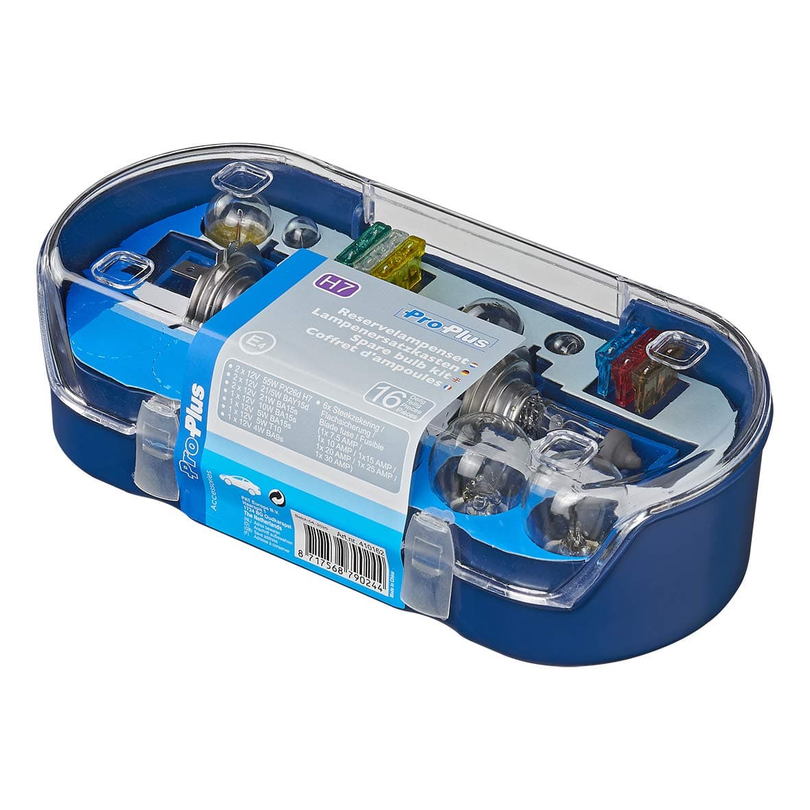 ProPlus 410162 Lampenersatzkasten, Halogen, H7 16-teilig Angebot bei HelloDeals